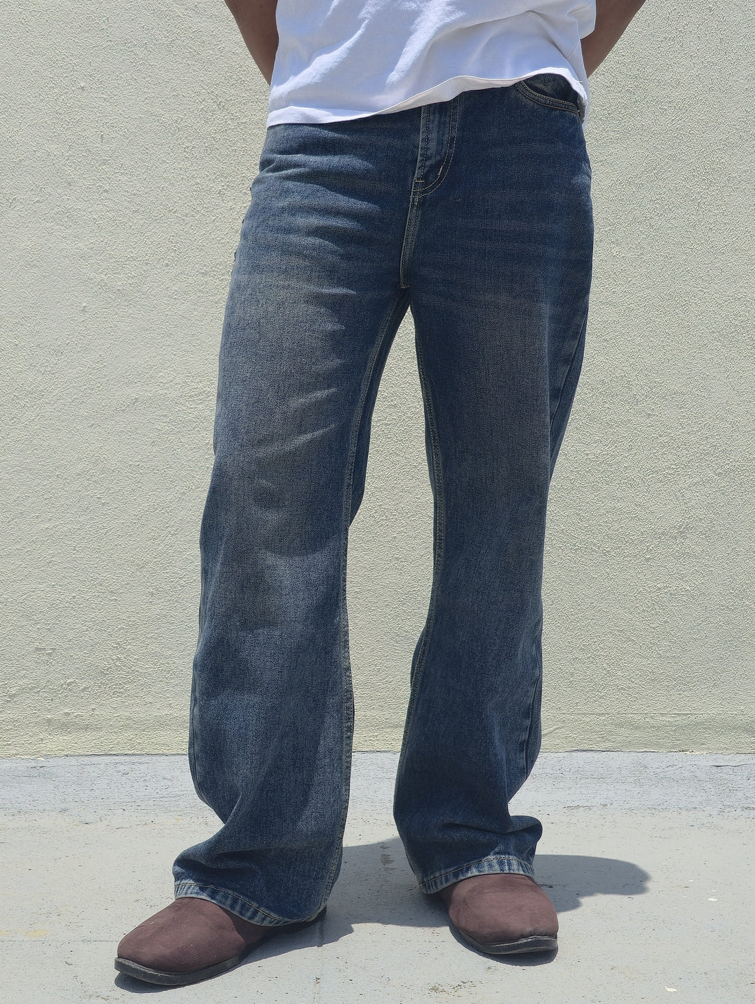 Urban Blue Bootcut Fit Jeans